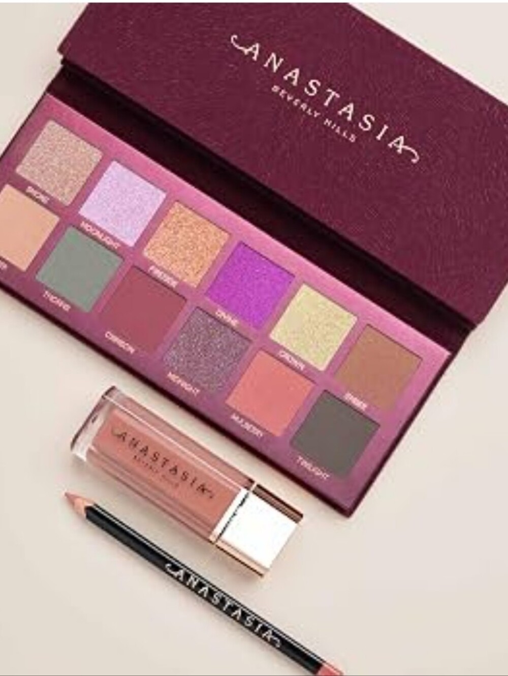 ANASTASIA | NIB Fall Romance Deluxe Trio | palette lip velvet lip liner | $89